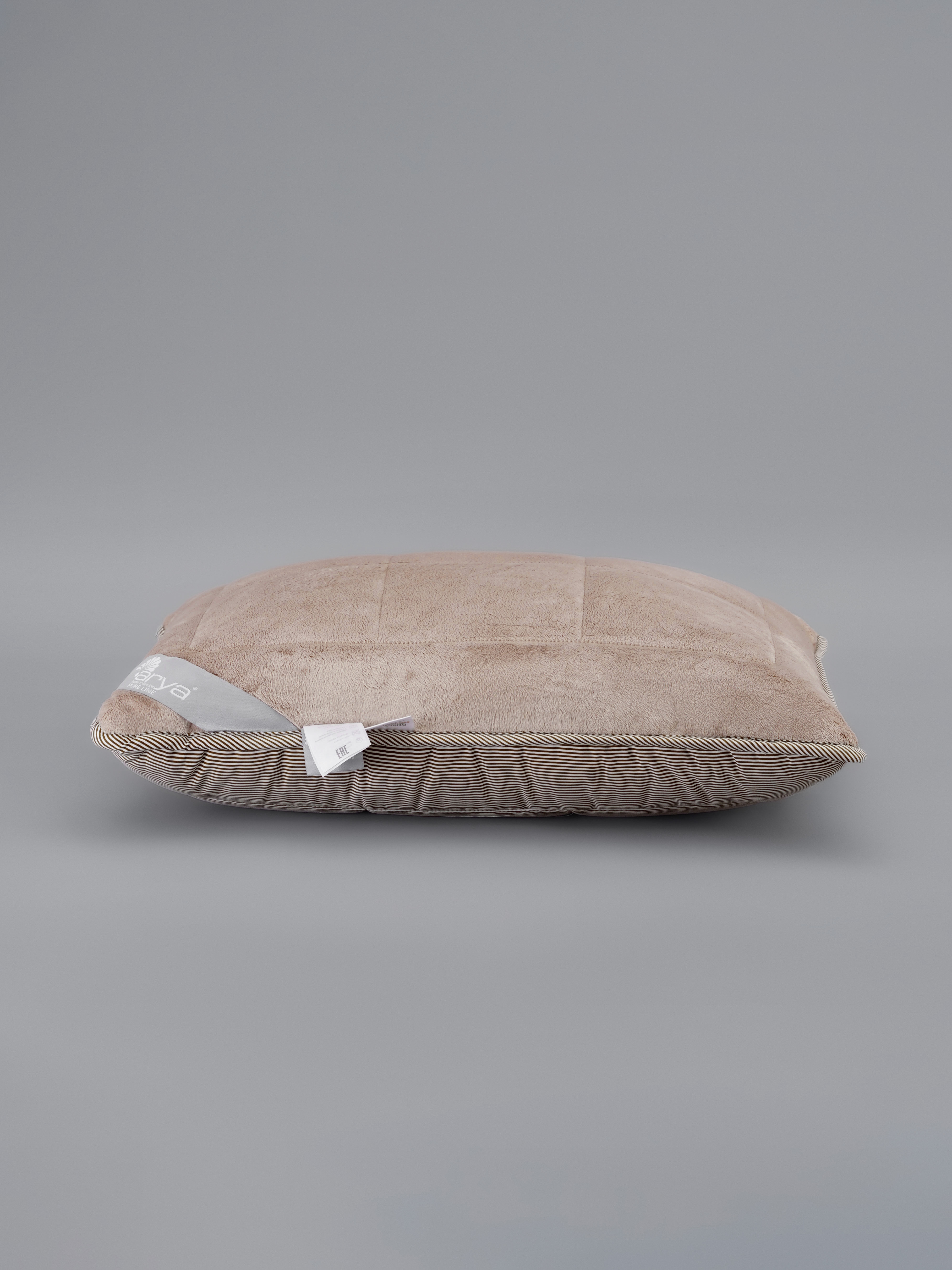 Подушка Arya Home Collection 50х70 для сна Pure Line Sophie Brown 50 на 70 - фото 7