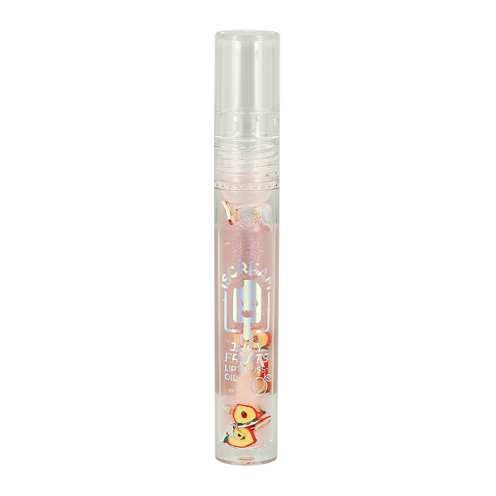 Масло-блеск для губ ISCREAM Juicy fruits тон 04 soft peach - фото 3