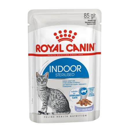 Корм для кошек ROYAL CANIN Indoor Sterilised желе 85г