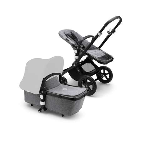 Коляска 2в1 Bugaboo Cameleon3 Plus base Black/Grey melange 239156GM01