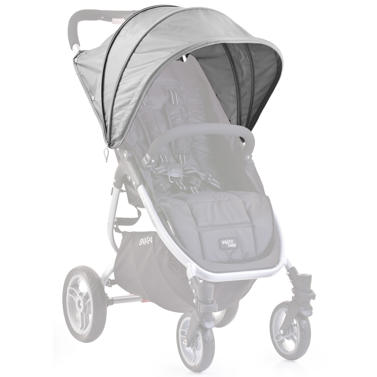 Капор для коляски Valco baby Vogue Hood Silver 8961 - фото 2