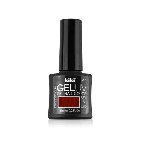 Гель-лак для ногтей Kiki GEL UV LED 41 красный
