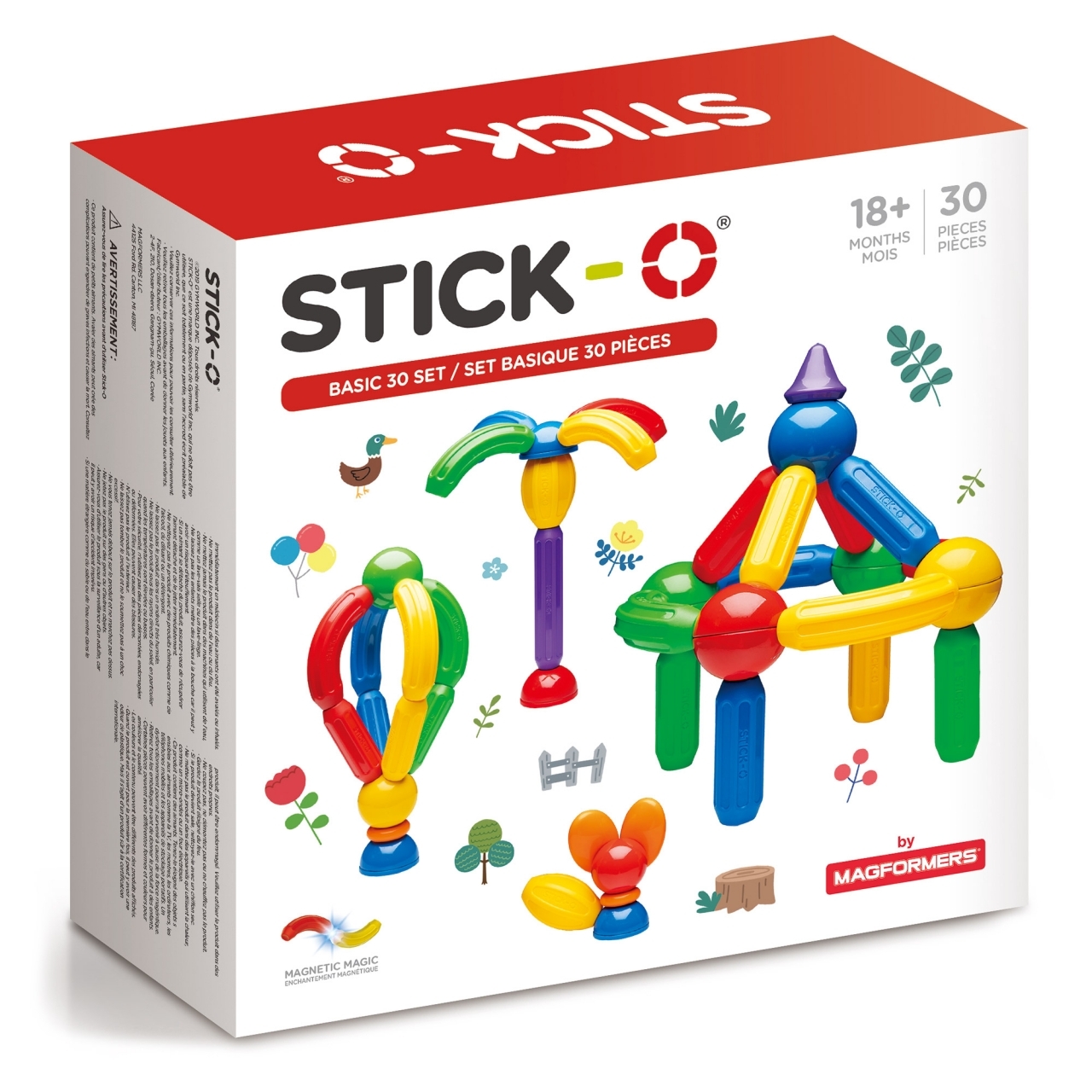 Конструктор STICK-O Basic Set 30 деталей - фото 1