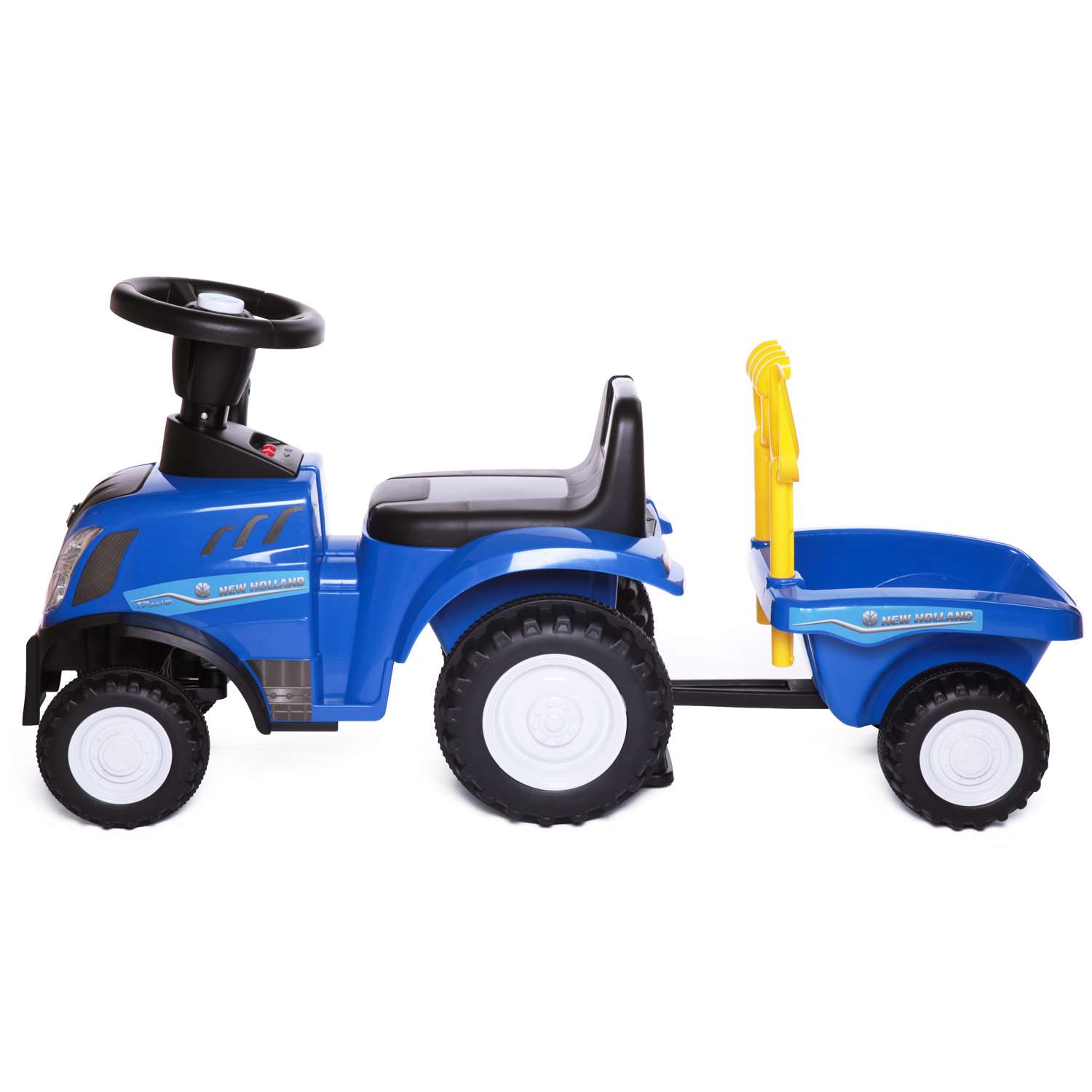 Каталка BabyCare Holland Tractor синий - фото 5