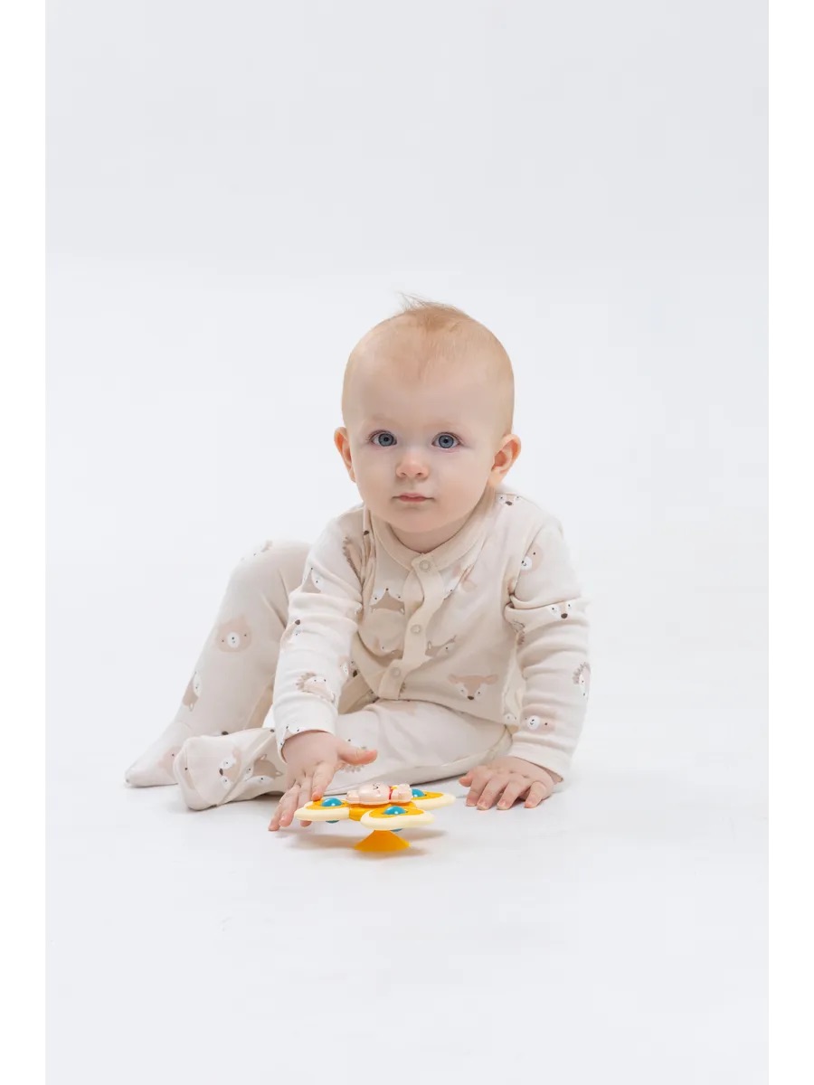 Комбинезон Linas baby 1994-1_Бежевый - фото 2