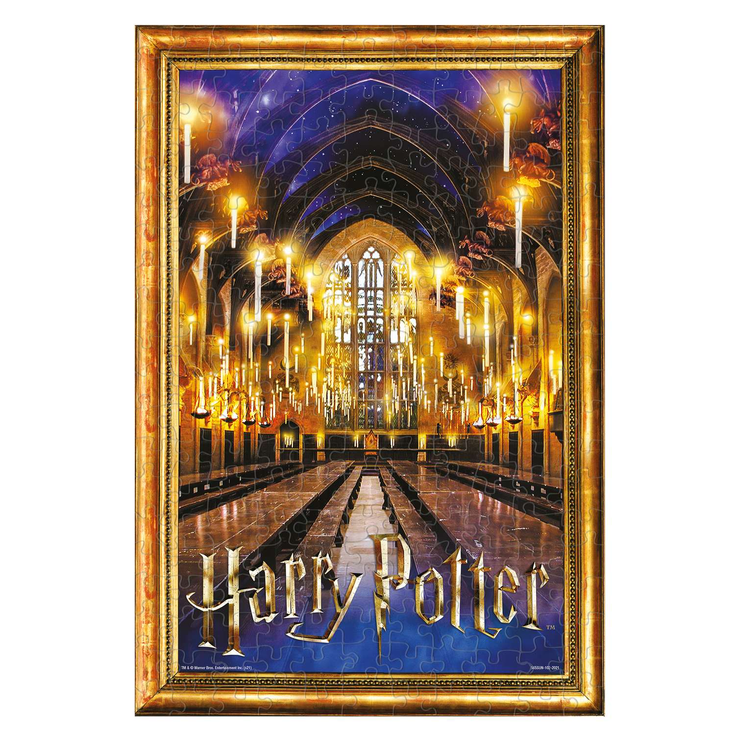 Пазл 500 деталей Winning Moves Гарри Поттер Большой зал Harry Potter Great Hall - фото 2