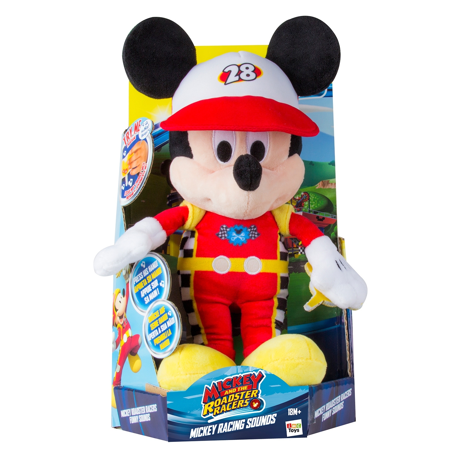 Игрушка мягкая Disney Микки Маус 182417 купить по цене 699 ₽ в  интернет-магазине Детский мир