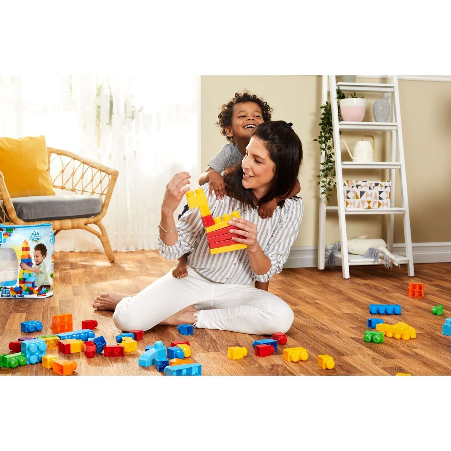 Конструктор Mega Bloks First Builders 80деталей DCH63 - фото 19