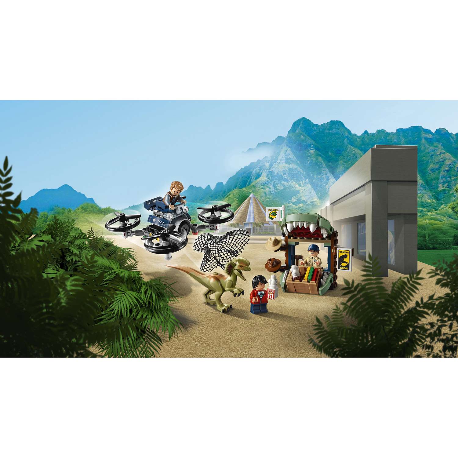 Конструктор LEGO Jurassic World Побег дилофозавра 75934 - фото 8
