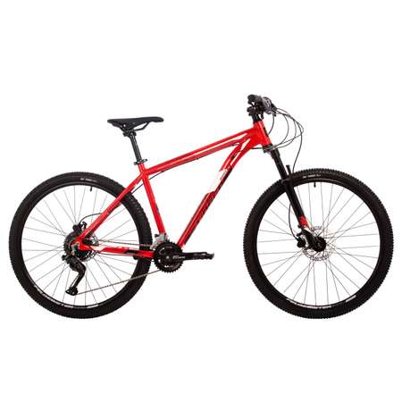Велосипед горный взрослый Stinger STINGER 27.5 GRAPHITE COMP красный алюминий размер 18