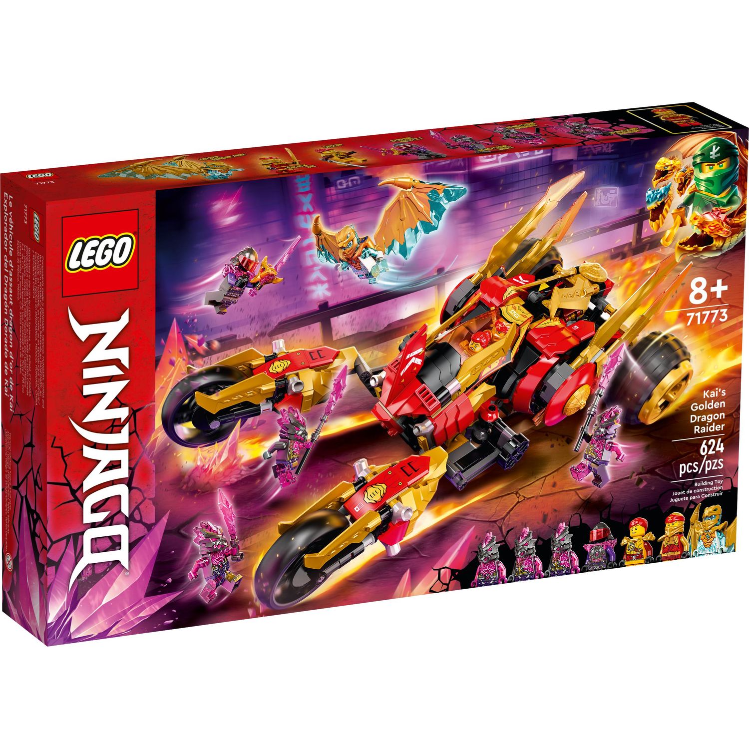 Конструктор LEGO Ninjago Багги Кая «Золотой дракон» 71773