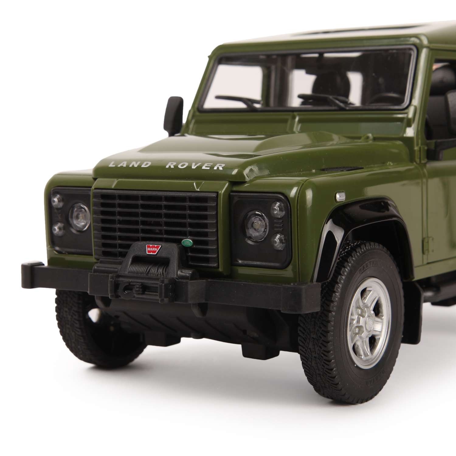 Машина Rastar РУ 1:14 Land Rover Denfender Зеленый 78400 - фото 6