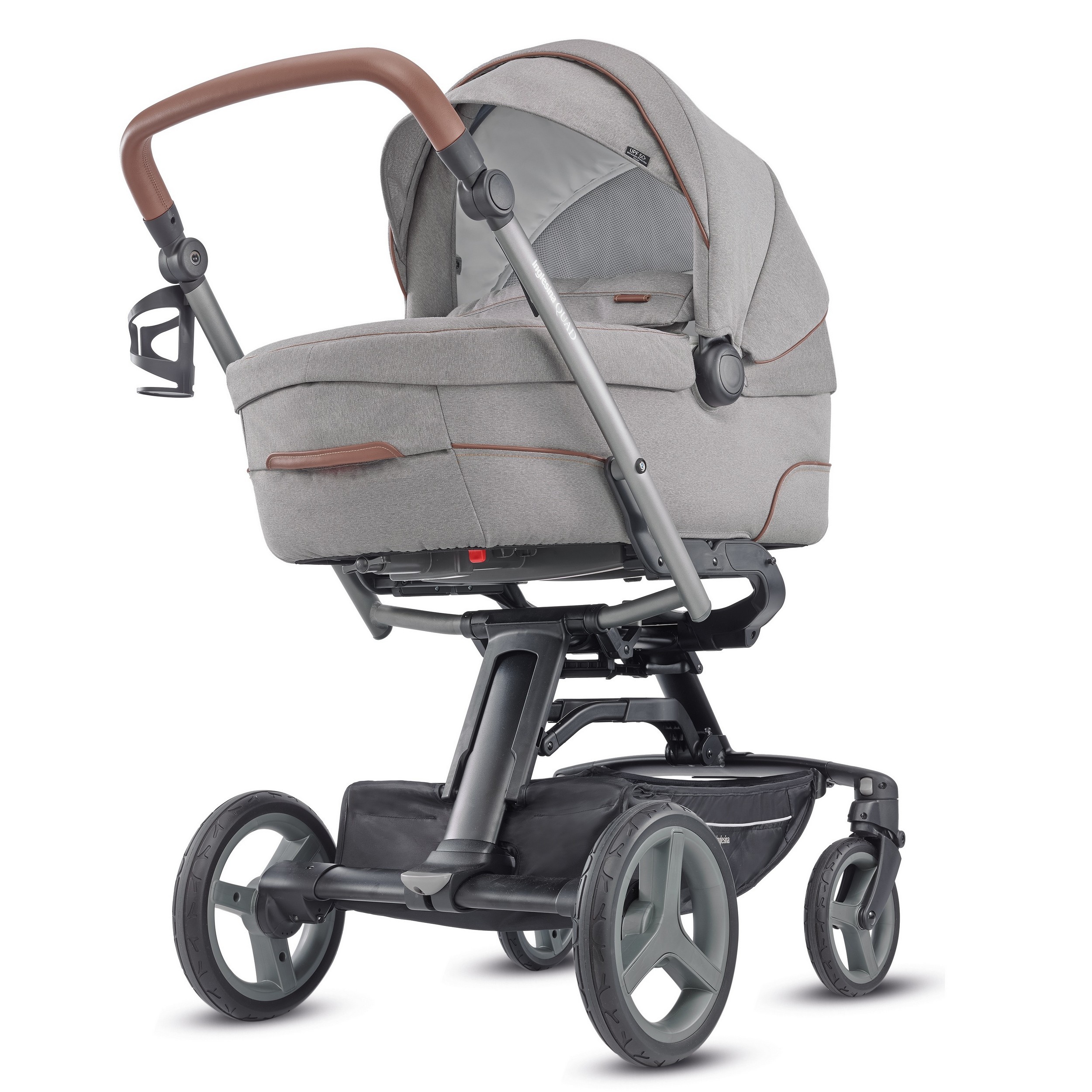 Коляска 2в1 Inglesina Quad System Duo Derby Grey KA60K0DBG2 - фото 1