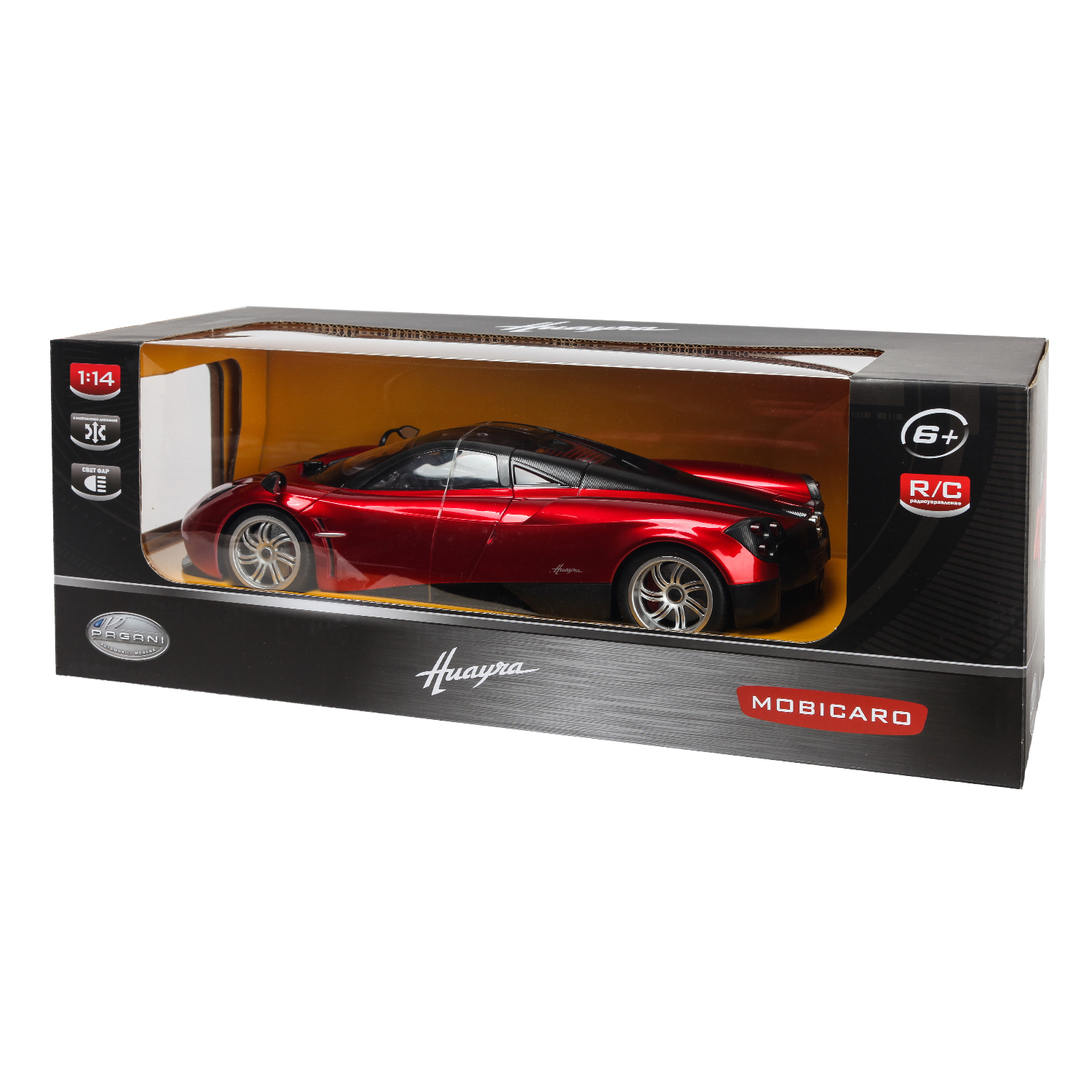 Машинка Mobicaro РУ 1:14 Pagani Huayra Красная YS933782-R