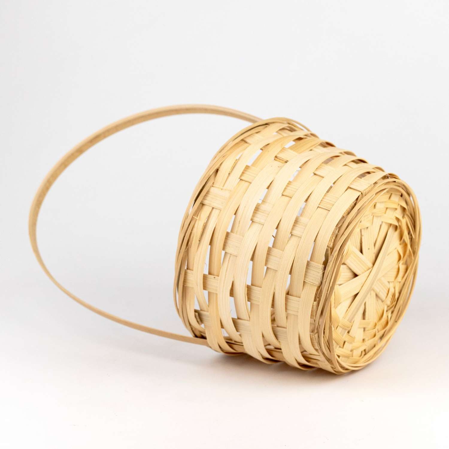 Корзина плетеная Азалия Декор из бамбука D16х10хH32см натуральный цвет - фото 4