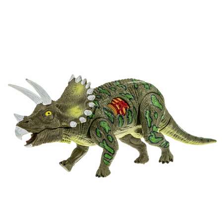 Интерактивная игрушка Robo Life Динозавр Трицератопс со звуковыми эффектами