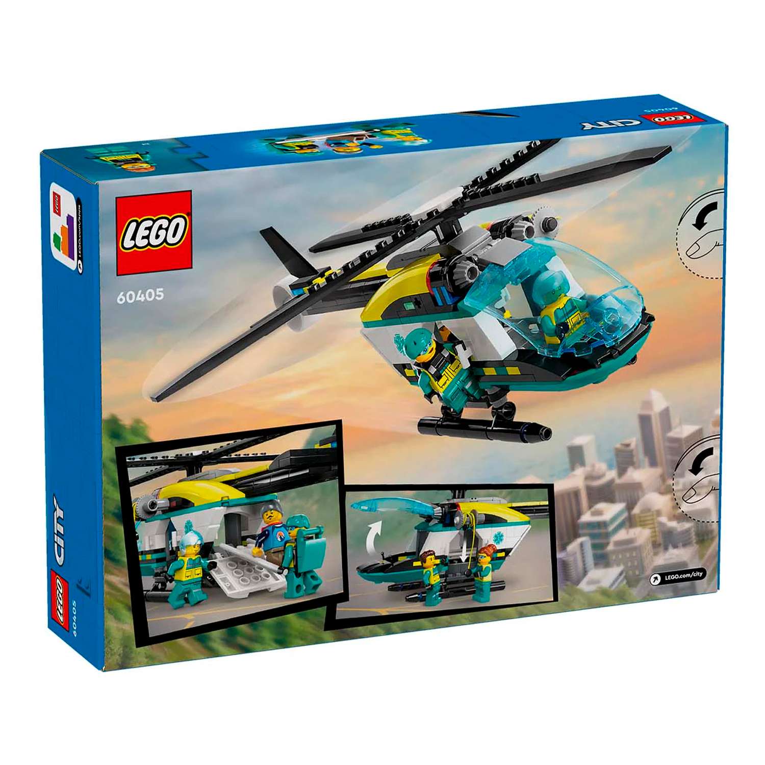 Конструктор детский LEGO City Аварийно-спасательный вертолет 60405 - фото 9