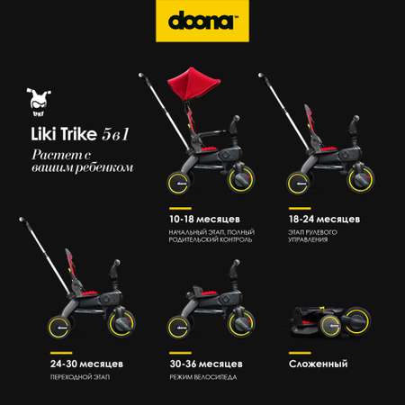 Трехколесный велосипед Doona 8 дюймов