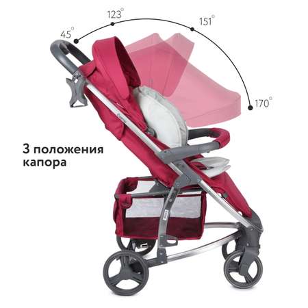 Коляска прогулочная Babyton Cosmo Red