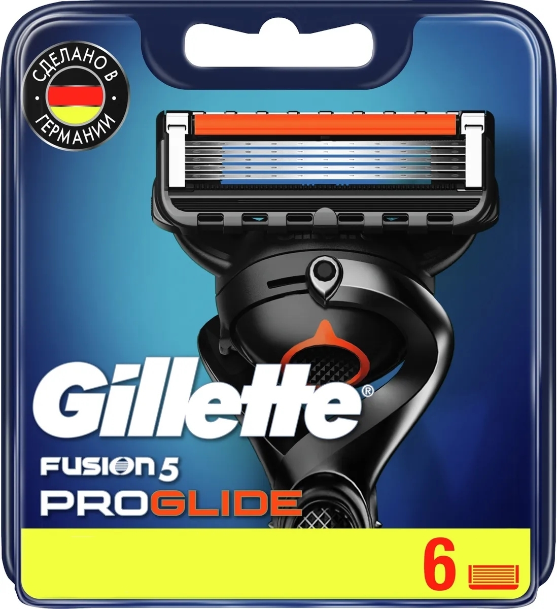 Сменные кассеты GILLETTE Fusion5 Proglide-6 - фото 1