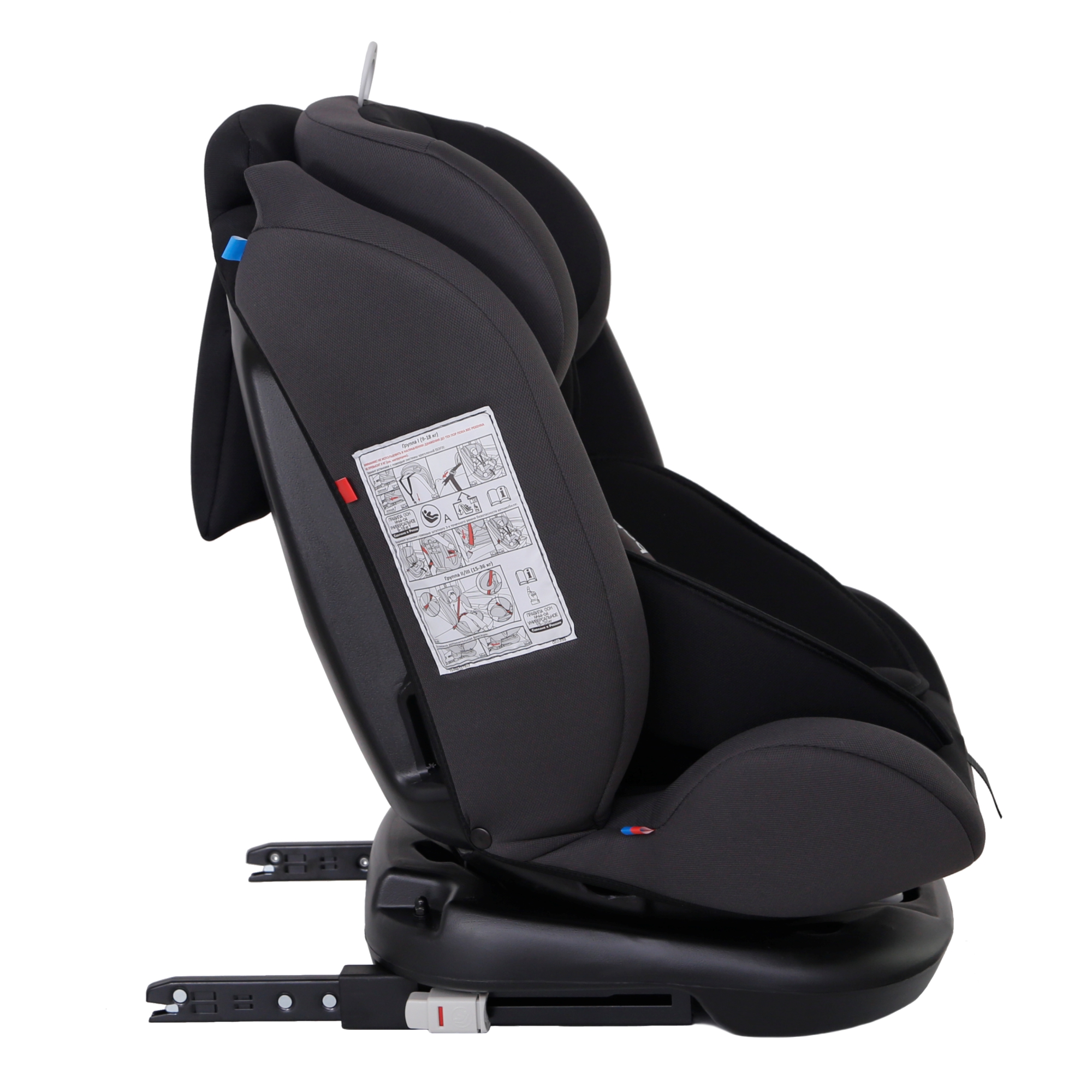 Автокресло Babyton Multi-Stage ISOFIX Black-Grey - фото 18