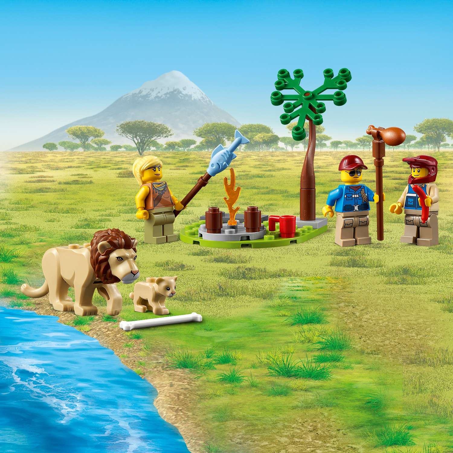 Конструктор LEGO City Wildlife Спасательный внедорожник для зверей 60301 - фото 5
