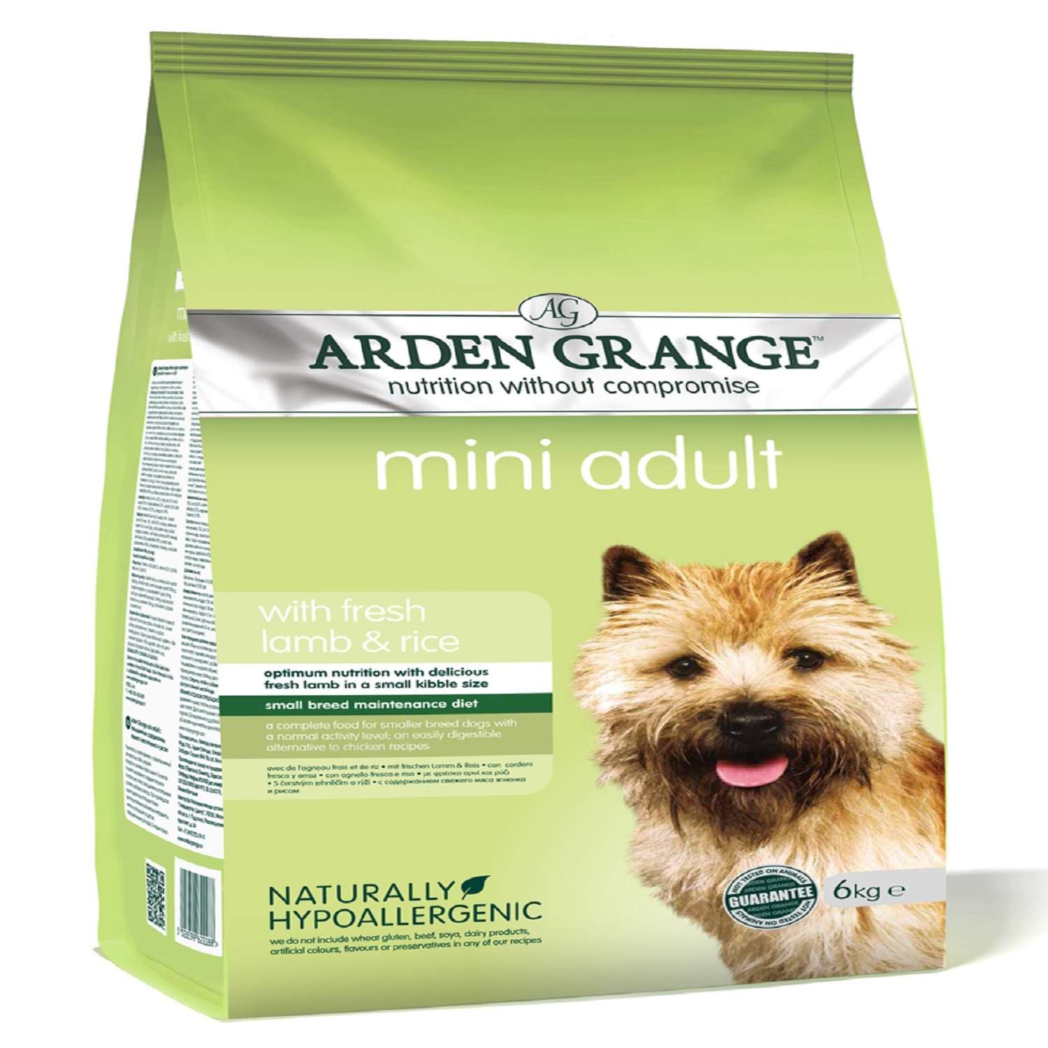 Корм для собак Arden Grange 6кг Adult Mini с ягненком и рисом - фото 1