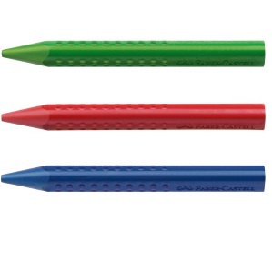 Мелки Faber Castell Grip Jumbo 12цветов 122540 - фото 2