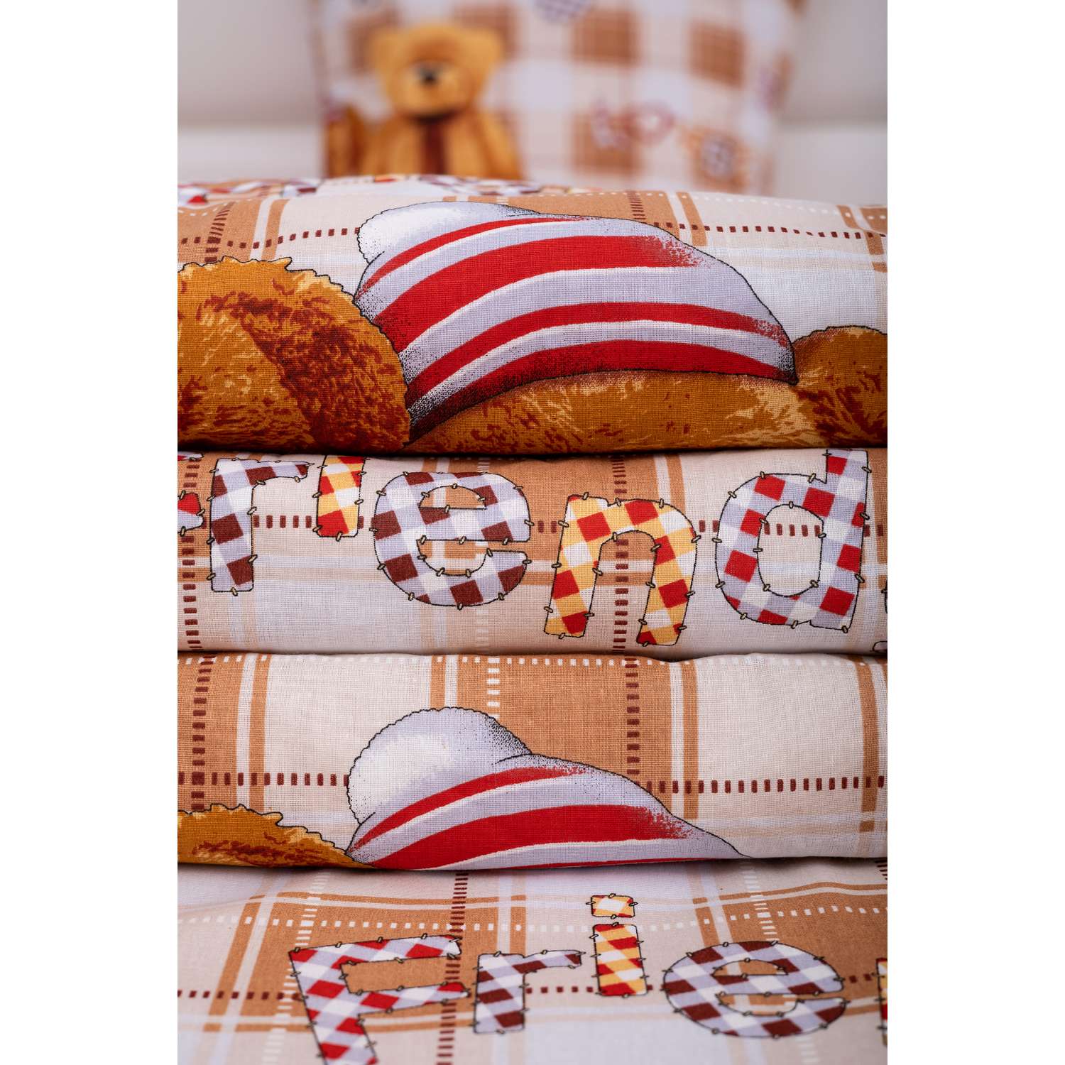 Комплект постельного белья MILANIKA Мишутки 3 предмета - фото 5