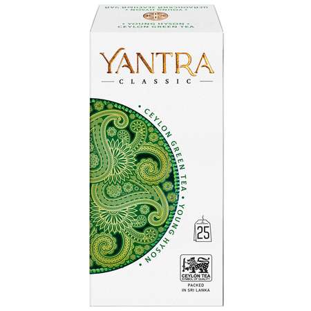 Чай Классик Yantra зеленый Young Hyson 25 пакетиков