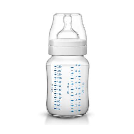 Бутылочка Philips Avent Classic+ 1 мес+ 260 мл SCF563/17