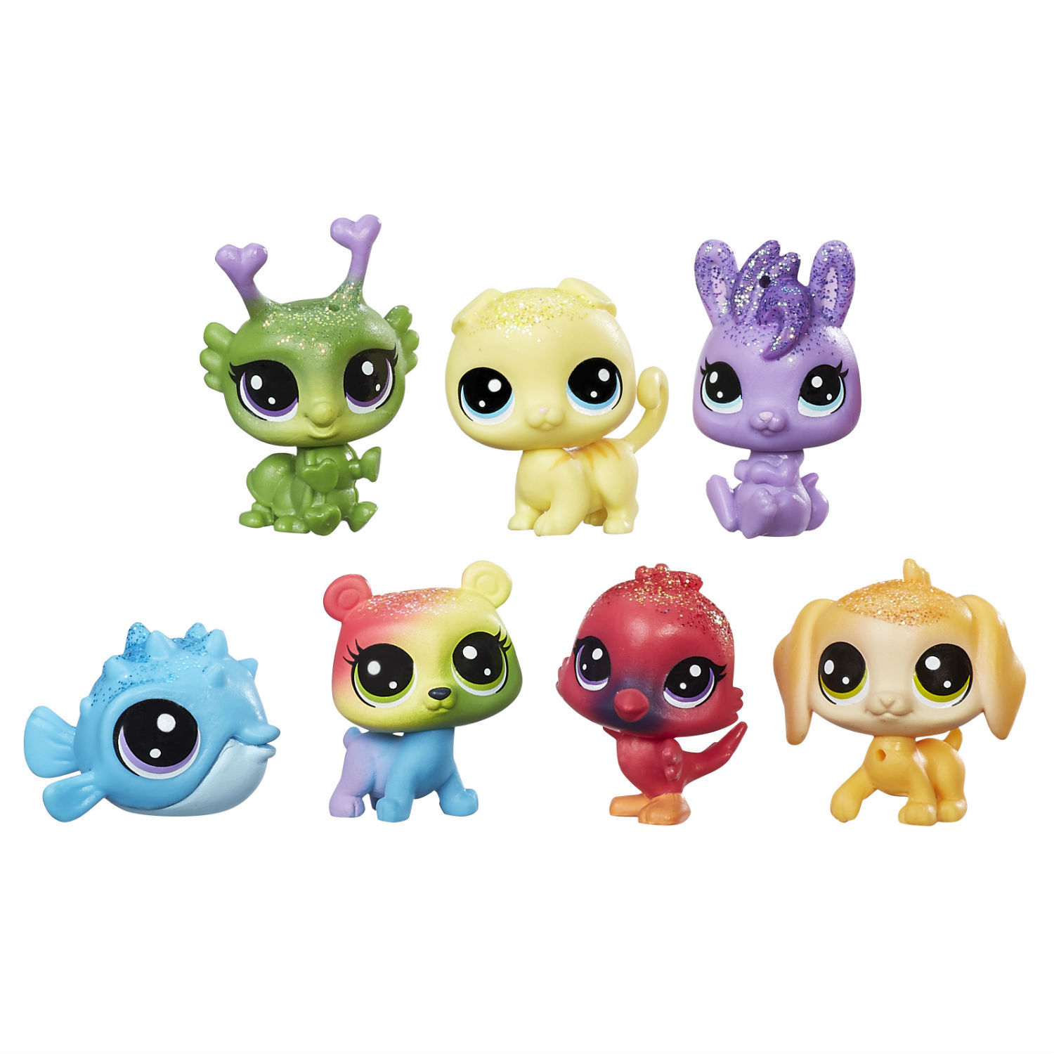 Набор Littlest Pet Shop Радужная коллекция из 7 петов в ассортименте купить  по цене 9 ₽ в интернет-магазине Детский мир