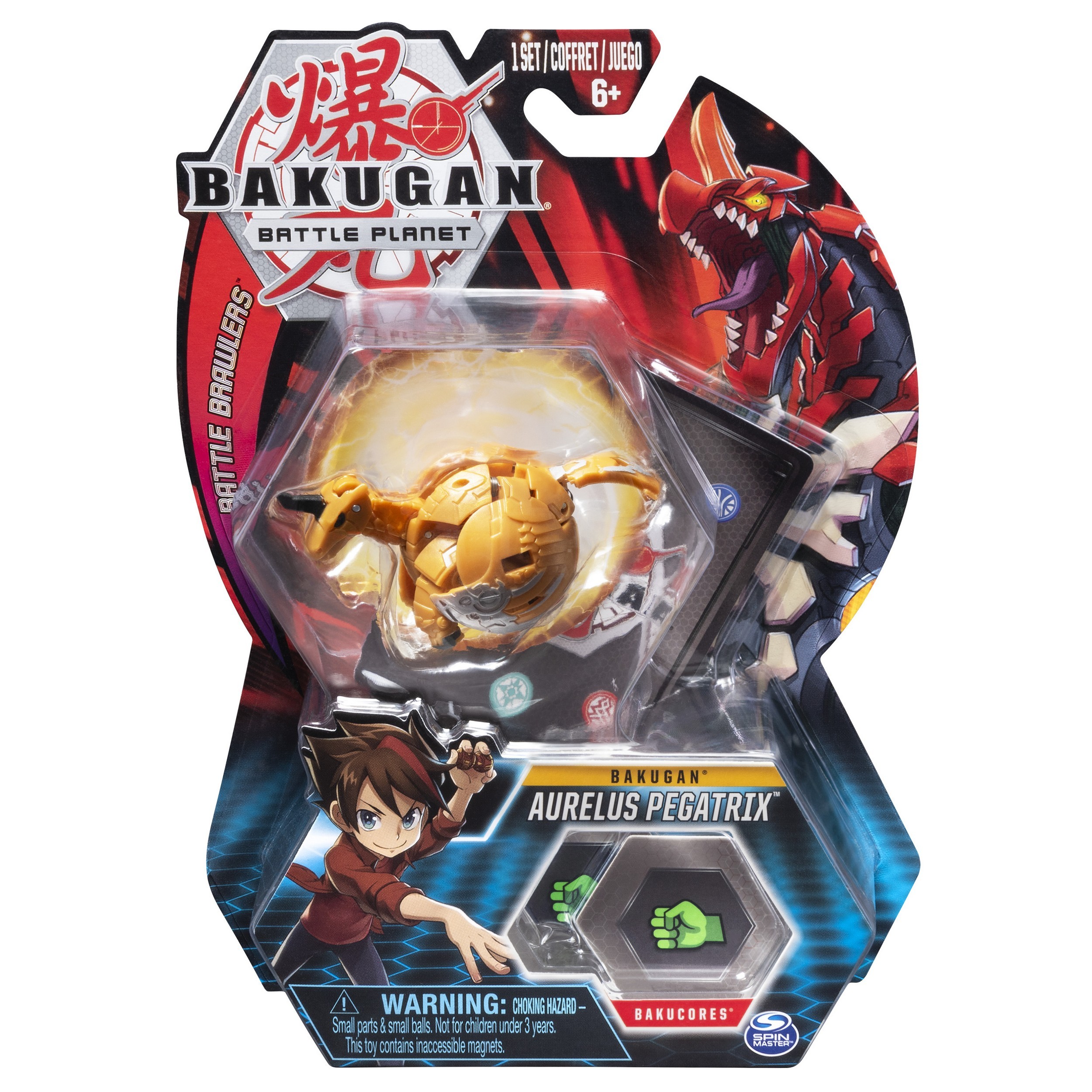 Фигурка-трансформер Bakugan Pegasus Gold 6045148/20107953 - фото 2