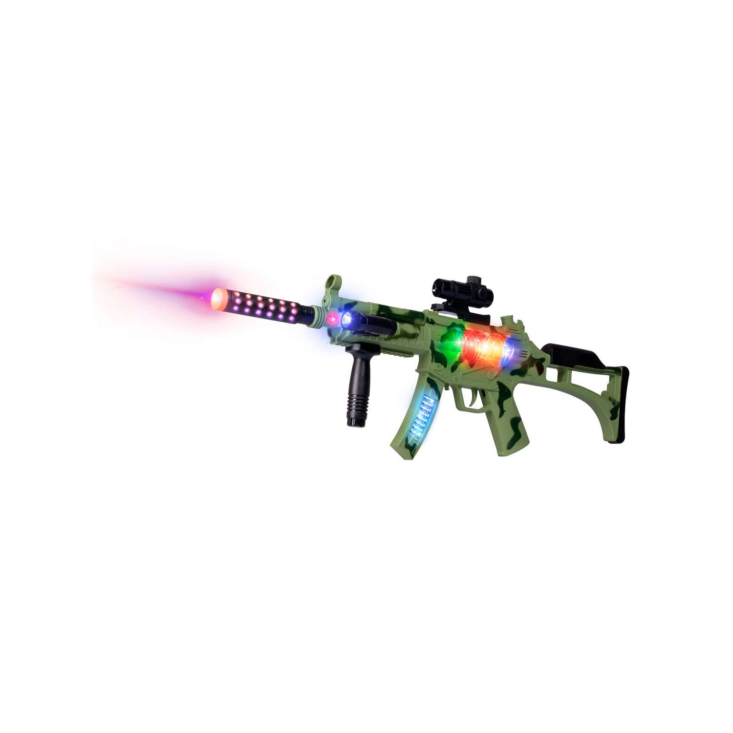 Игрушечное оружие Маленький Воин Автомат со звуком светом и вибрацией JB0211625 - фото 5