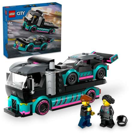 Конструктор детский LEGO City Гоночный автомобиль и автовоз 60406