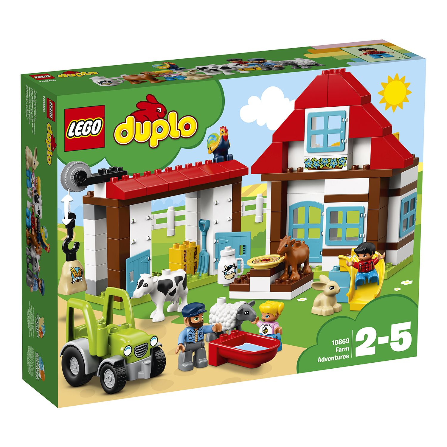 Конструктор LEGO DUPLO День на ферме блочный - фото 2