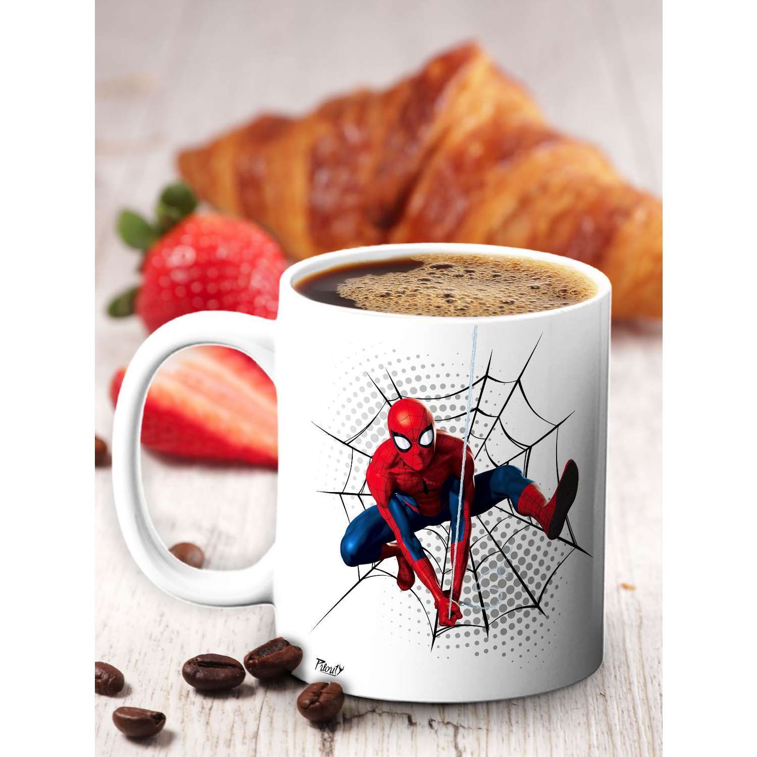 Кружка керамическая 330 мл PrioritY Человек-паук - фото 1