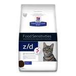 Корм для кошек HILLS 2кг Prescription Diet z/d Food Sensitivities диетический при аллергии и заболеваниях кожи