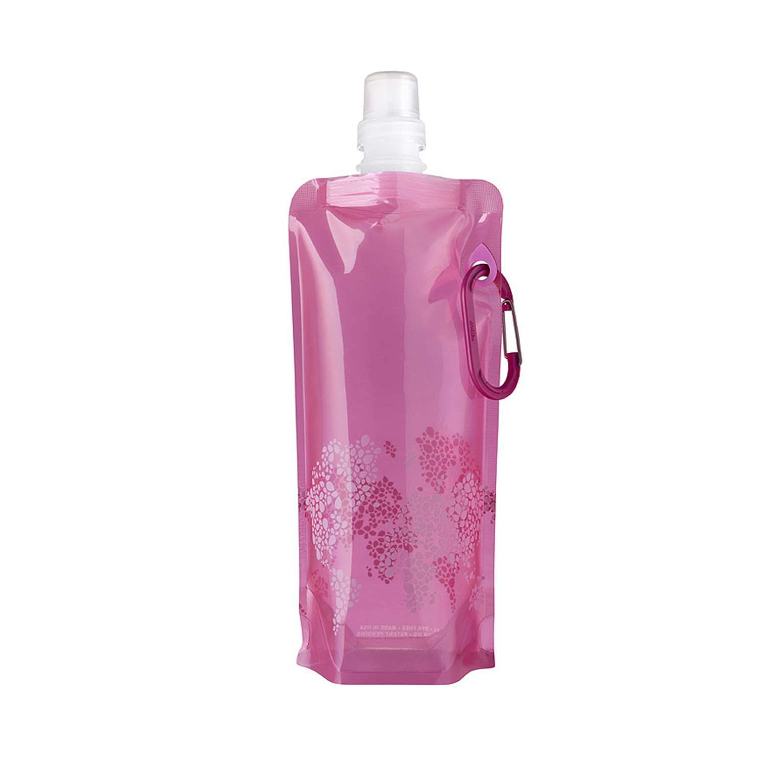 Бутылка для воды Ripoma складная розовая - фото 1