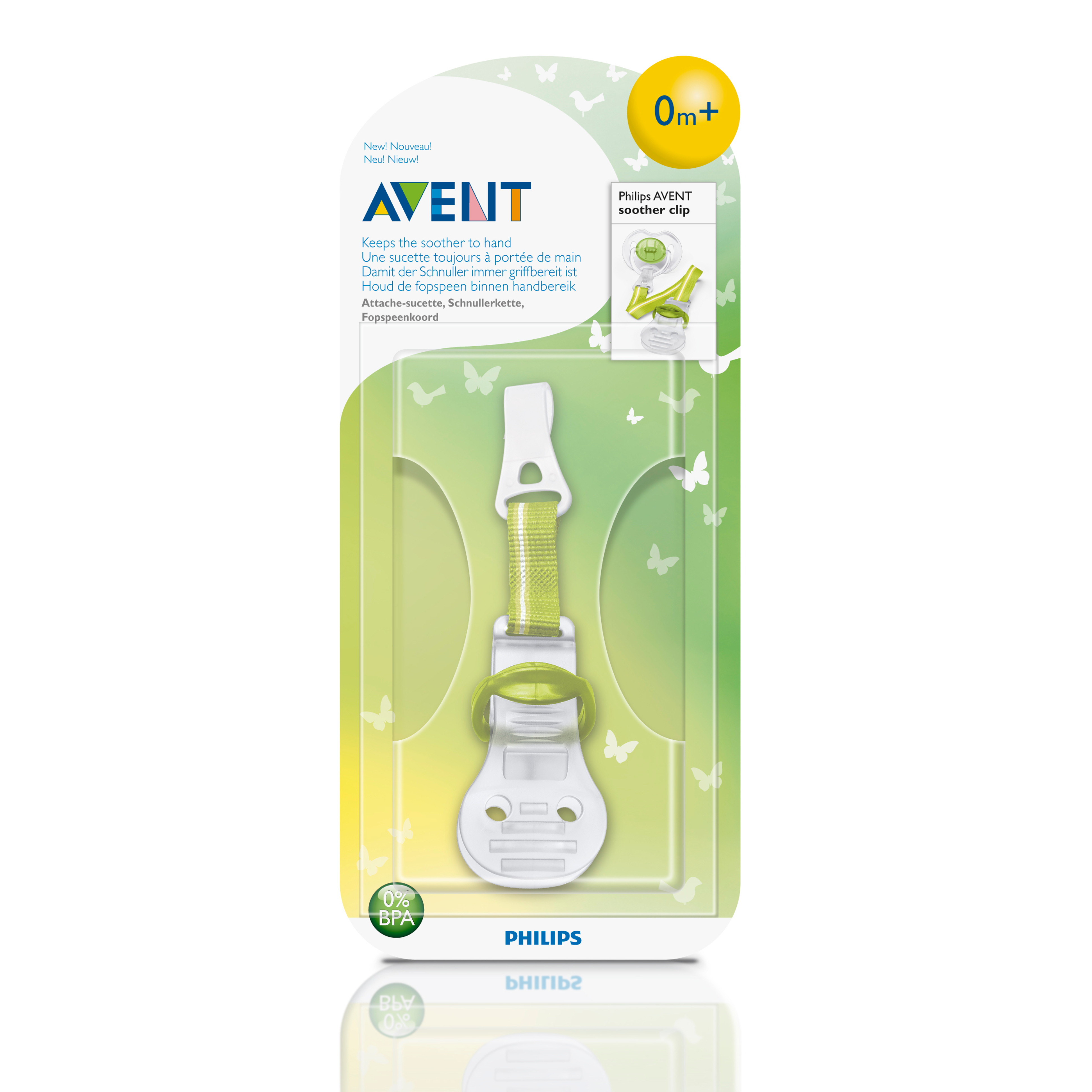 Клипса Philips Avent (SCF185/00) для пустышки Зеленая - фото 2