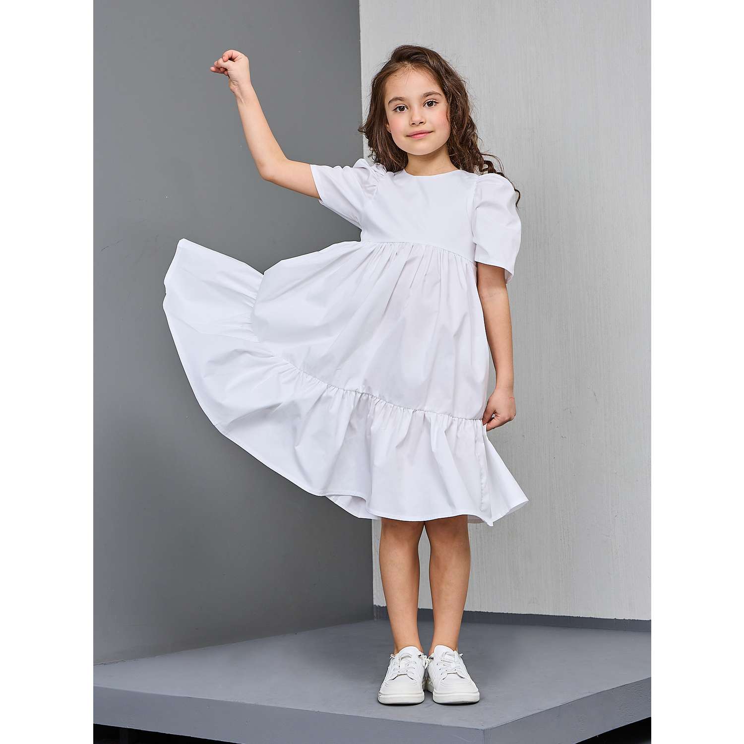 Платье Sofisha kids Plat.odnoton.white - фото 1