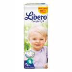 Подгузники Libero Comfort Fit Мега упаковка Extra Large 12-22кг 52шт