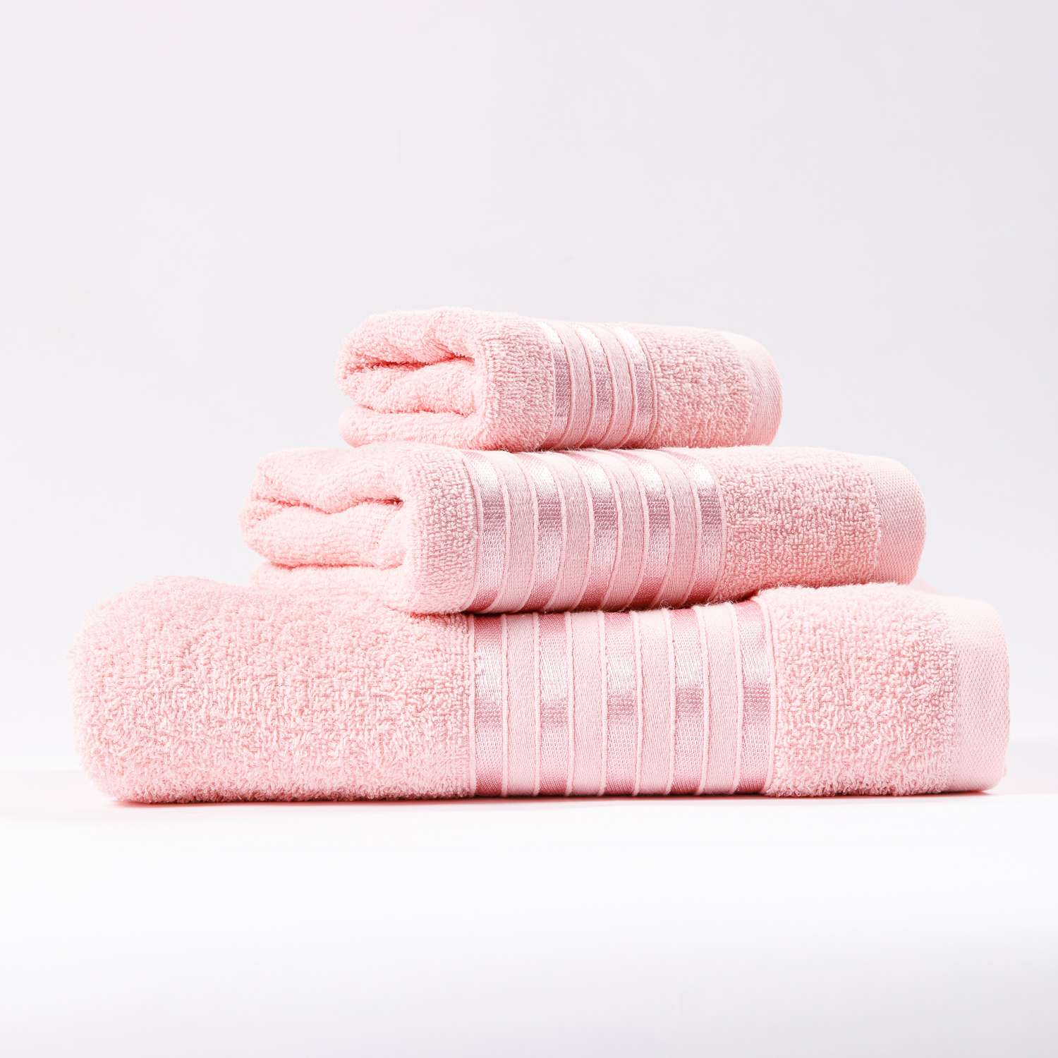 Набор махровых полотенец Luisa de Rizzo Pink - фото 1