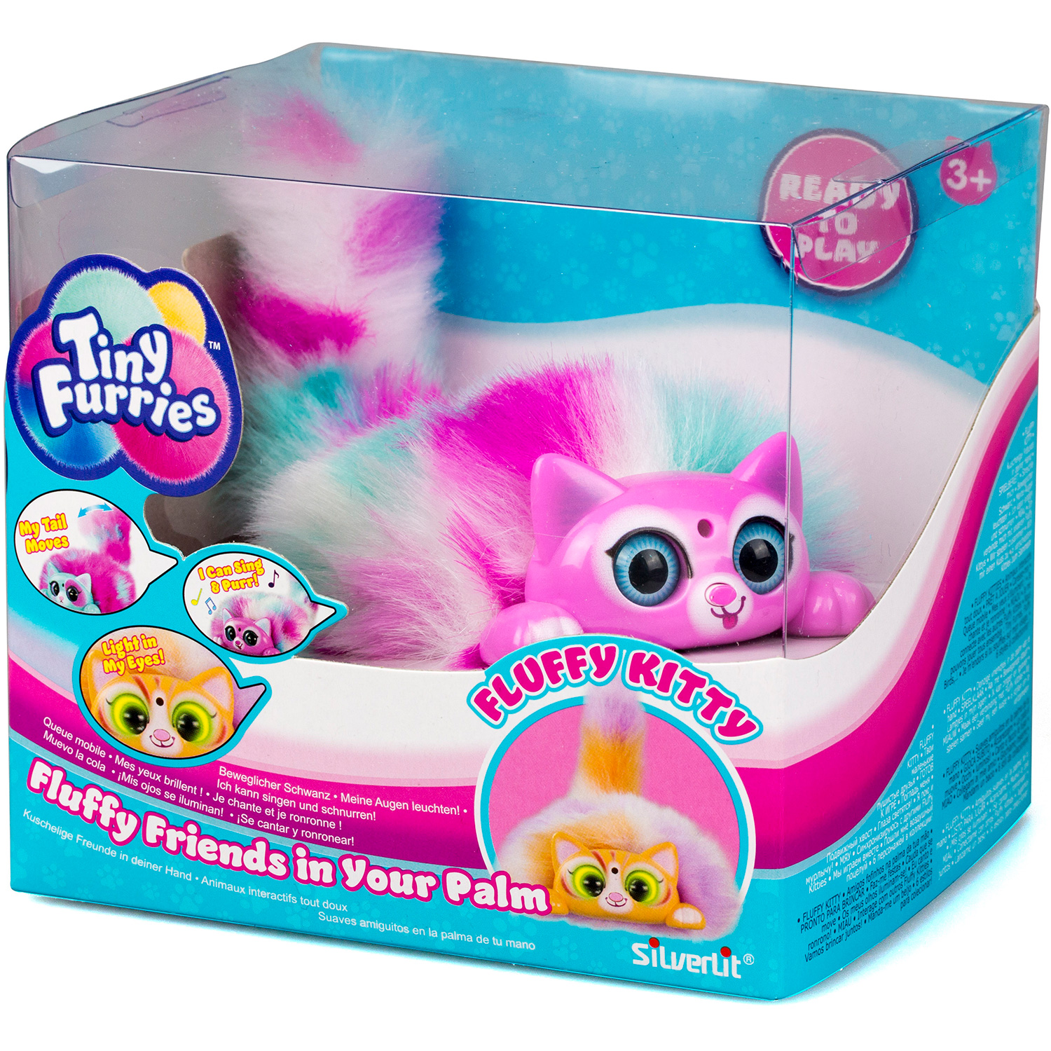 Игрушка Tiny Furries Котенок Lili интерактивная 83689-6 купить по цене 1489  ₽ в интернет-магазине Детский мир