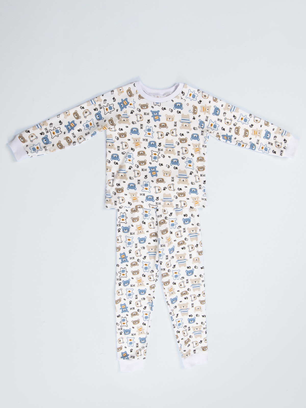 Пижама RttKids Turin/Winner-boy-bear-blue - фото 6