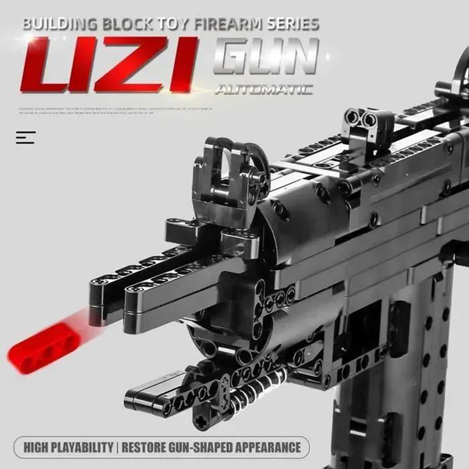Конструктор Mould King Пистолет-пулемет Mini Uzi 796 деталей - фото 2