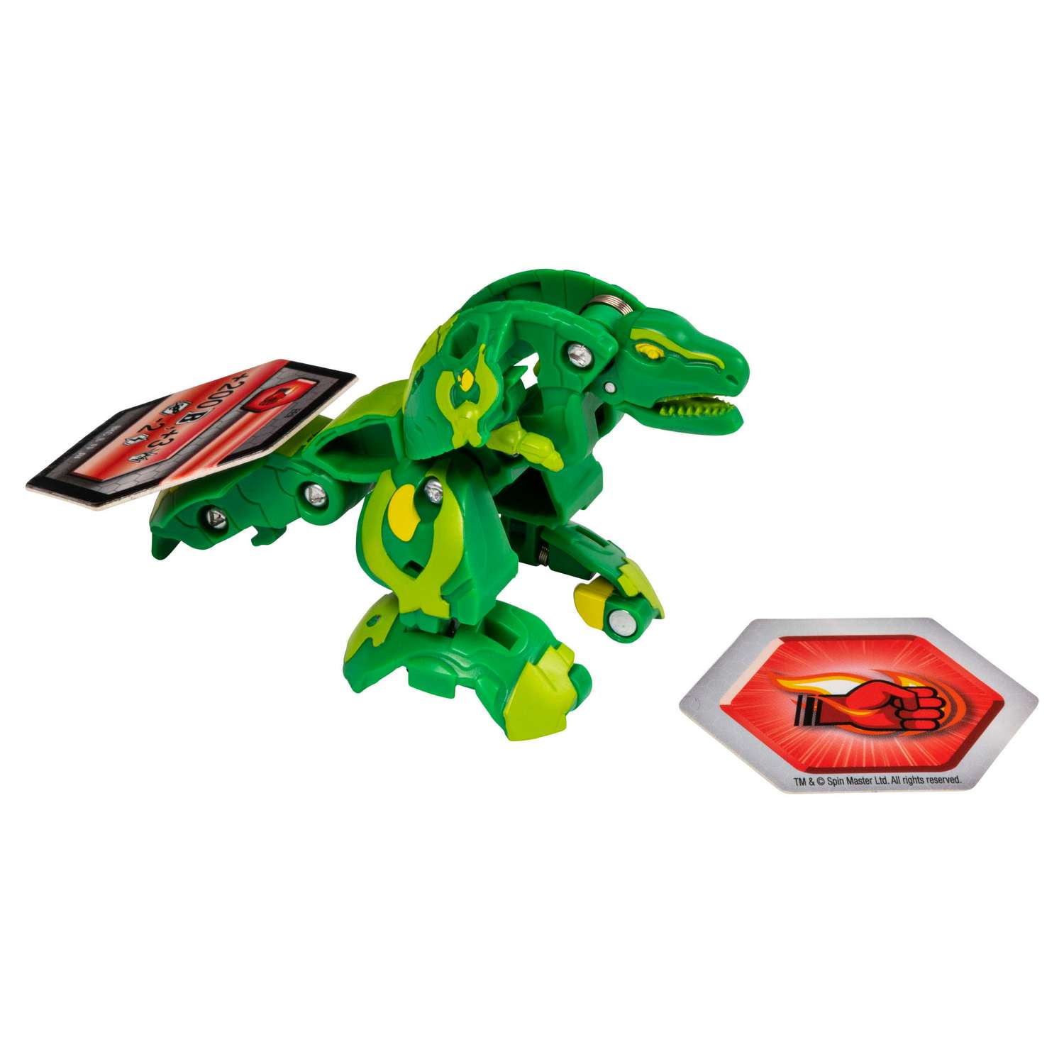 Набор игровой Bakugan TroxGreen с ультра усилением+карточки 6055887/20122502 - фото 3