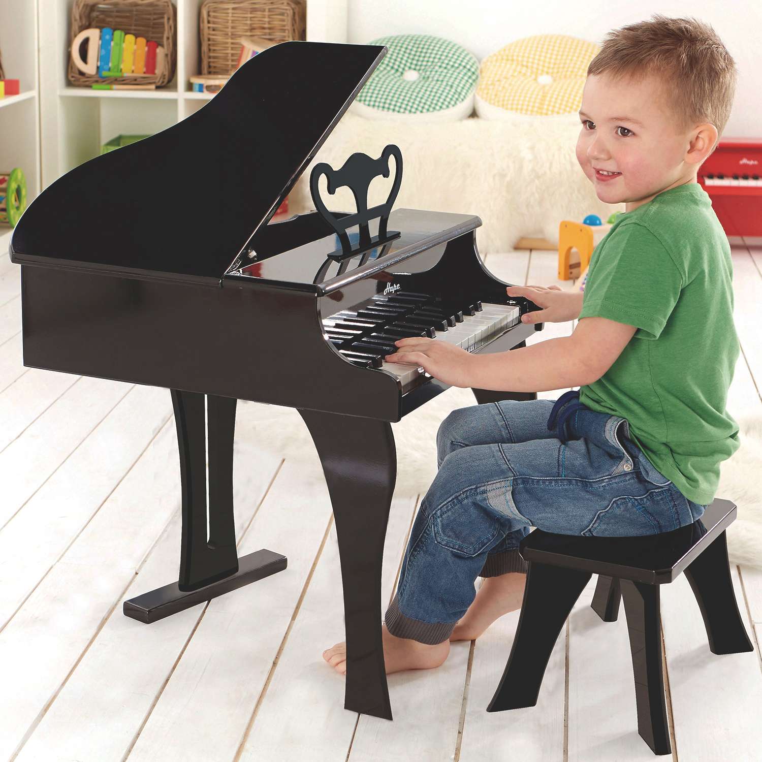 Рояль игрушка Hape Черный E0320_HP - фото 1