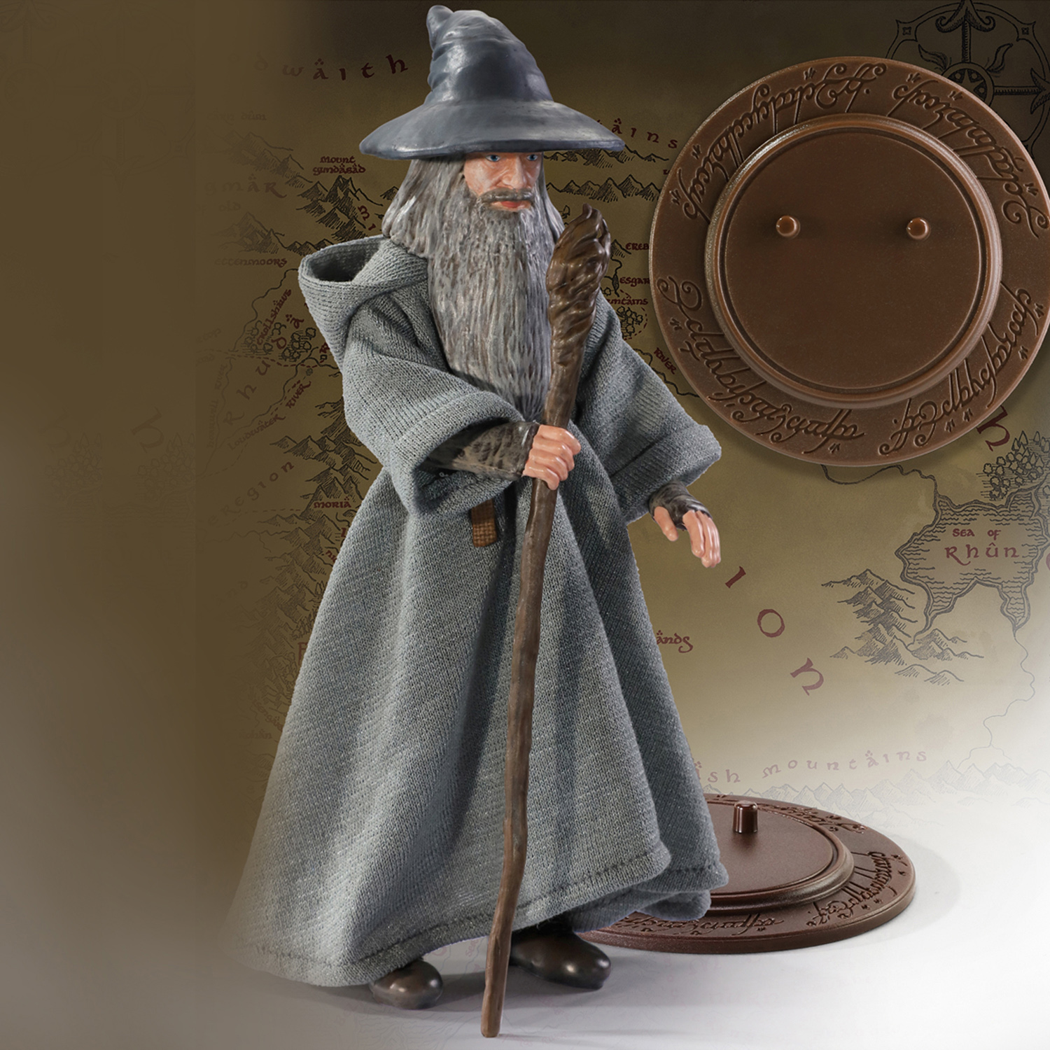 Фигурка The Lord of the Rings Bendyfig Гендальф - гибкая - фото 4