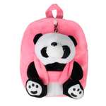 Рюкзак с игрушкой Little Mania розовый Панда